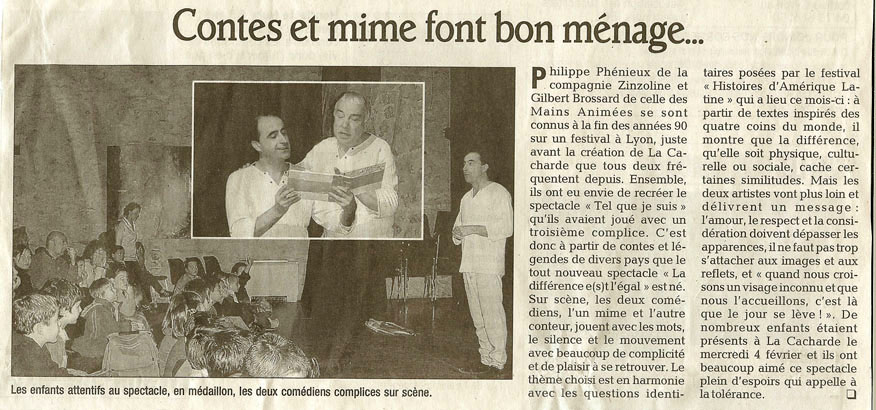 8 eme dition semaine "Histoires d'Amrique latine" de Saint-Pray en ardche avec l'association Ayllu et Partage sans Frontires - la presse - article 08